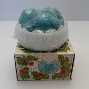 VTG Avon Love Nest soap dish and soap  set NIB